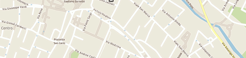 Mappa della impresa digital car - societa' in nome collettivo di de luca marcello e boscolo paolino a VENEZIA