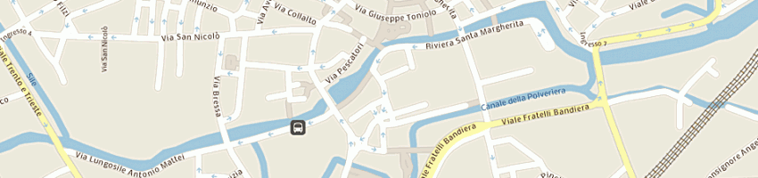 Mappa della impresa longo enrico a TREVISO