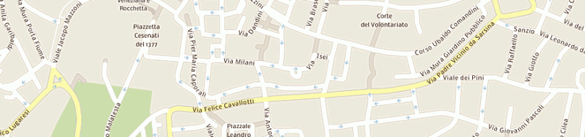 Mappa della impresa fido lindo di savadori simona a CESENA