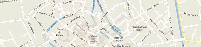 Mappa della impresa bang e olufsen treviso sas di dal pos maurizio e c a TREVISO