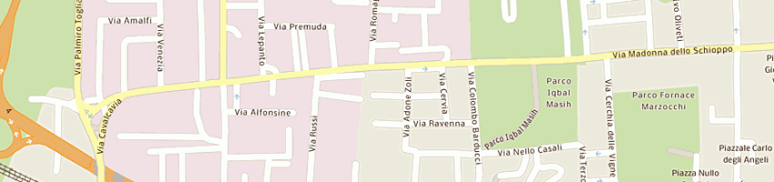 Mappa della impresa poletti gilberto a CESENA