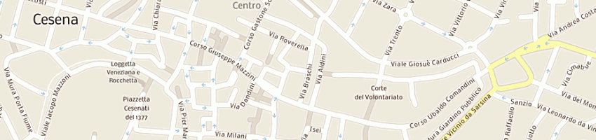 Mappa della impresa lady camelot di pasolini sandra a CESENA