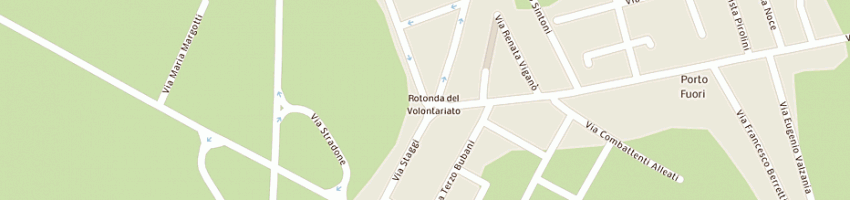 Mappa della impresa bar akka cafe' snc di leoni e c a RAVENNA