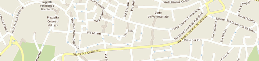 Mappa della impresa stanghellini lauretta a CESENA