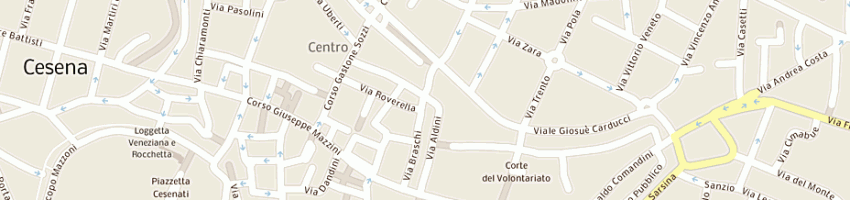 Mappa della impresa capponcelli mattia a CESENA