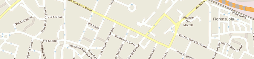 Mappa della impresa le onoranze luciano libici di minora loredana ferdinanda a CESENA