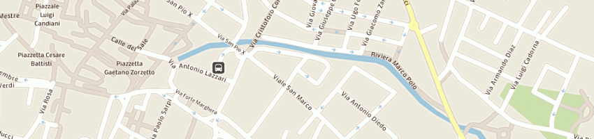 Mappa della impresa crosia c e c srl a VENEZIA