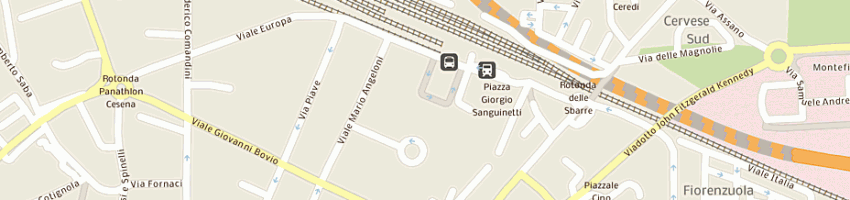 Mappa della impresa zavalloni ae fantini l snc a CESENA