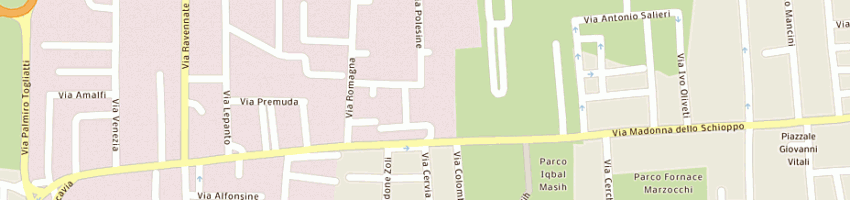 Mappa della impresa mp car service srl a CESENA