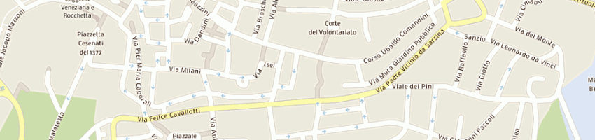 Mappa della impresa valzania armando a CESENA