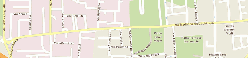Mappa della impresa suzzi secondo a CESENA