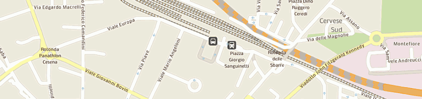 Mappa della impresa party international srl a CESENA