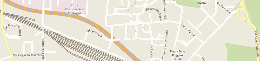 Mappa della impresa laboratorio ortodontico di biondi maurizio a CESENA