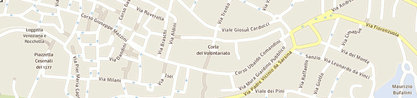 Mappa della impresa foschi marcello a CESENA