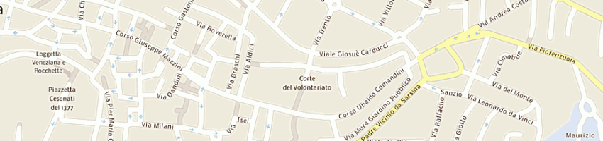 Mappa della impresa comandini luciano a CESENA
