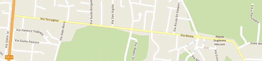 Mappa della impresa zanardo walter sas a CASIER
