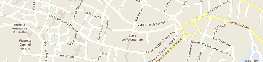 Mappa della impresa foschi marcello a CESENA
