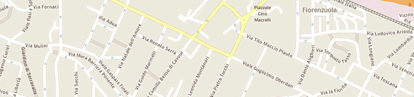 Mappa della impresa servim srl a CESENA