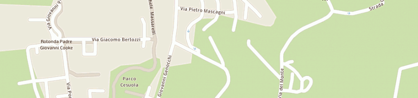 Mappa della impresa benini daniele a CESENA