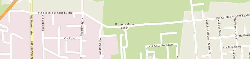 Mappa della impresa radio studio delta (snc) a CESENA