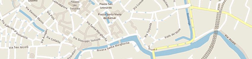 Mappa della impresa credito emiliano (spa) a TREVISO