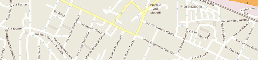 Mappa della impresa pompe funebri la cesenate (snc) a CESENA