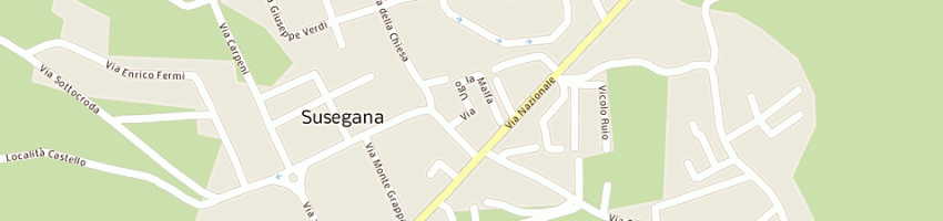 Mappa della impresa punto service di sala fabio e c sas a SUSEGANA
