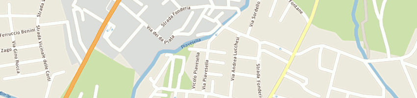 Mappa della impresa arcoraci antonio a TREVISO