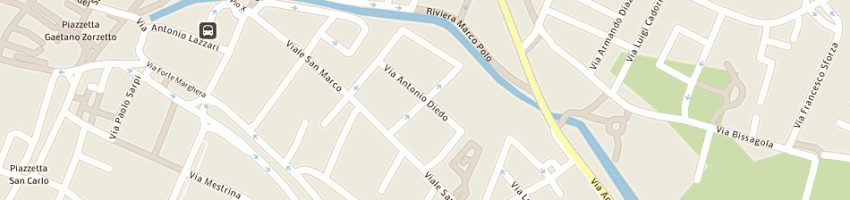 Mappa della impresa bianco marco a VENEZIA