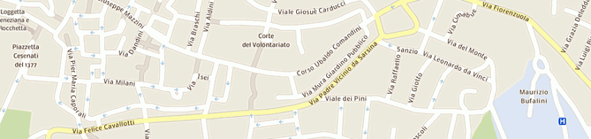 Mappa della impresa drofenik sinisa a CESENA