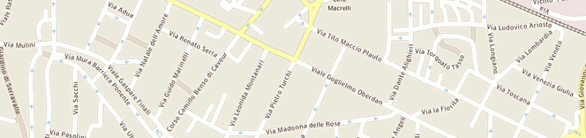 Mappa della impresa thesys srl a CESENA