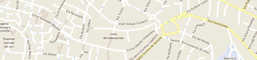 Mappa della impresa biondi luciano a CESENA