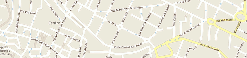 Mappa della impresa edil cesena di ensini geom pierangelo a CESENA