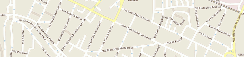 Mappa della impresa nova pneus di paride turci e c (snc) a CESENA