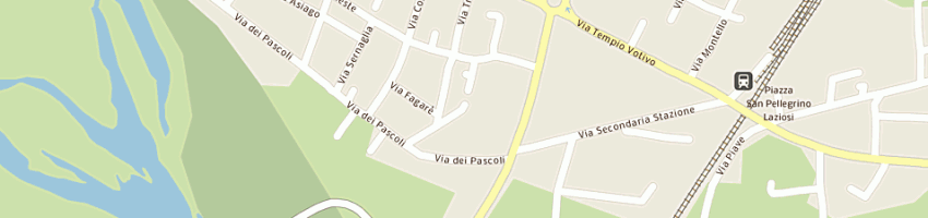 Mappa della impresa pagani lionello e c snc a SUSEGANA