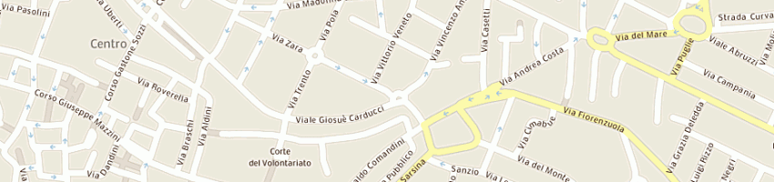 Mappa della impresa regione emilia romagna ufficio del genio civile a FORLI 