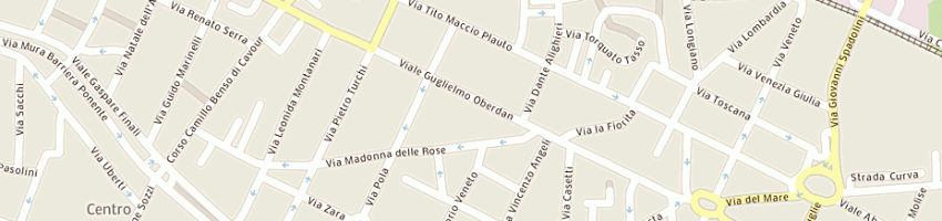 Mappa della impresa vetrofuso di daniela poletti a CESENA