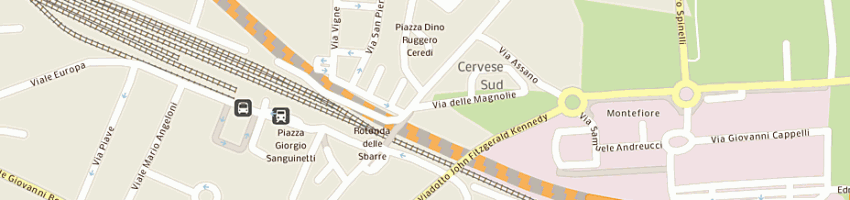 Mappa della impresa ambulatorio veterinario serra pieri marchiani a CESENA