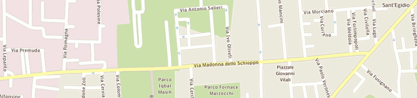 Mappa della impresa rocci roberto a CESENA