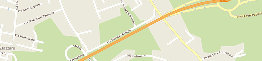 Mappa della impresa bortolanza roberto a TREVISO