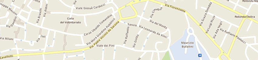 Mappa della impresa foschi maurizio a CESENA