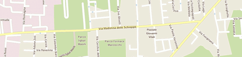 Mappa della impresa macelleria arienti mazzini a CESENA