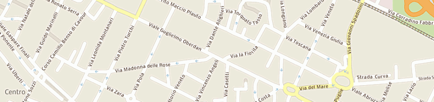 Mappa della impresa auto sat spa a CESENA