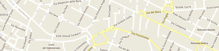 Mappa della impresa tipografia cm di casadei m e modigliani g (snc) a CESENA