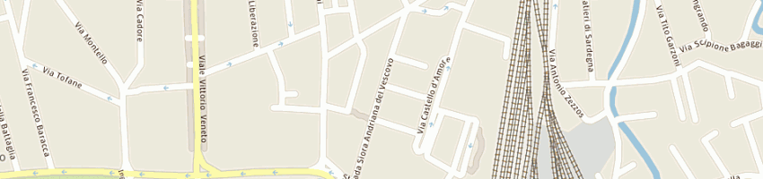 Mappa della impresa studio dentistico associato salvagnini p e zanon r a TREVISO