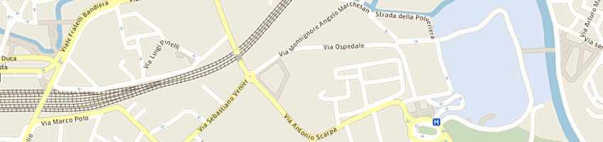 Mappa della impresa centro elaborazione dati piana srl a TREVISO