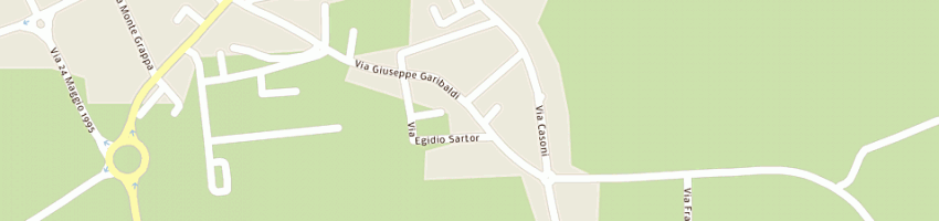 Mappa della impresa impresa montesel tiziano (srl) a SUSEGANA