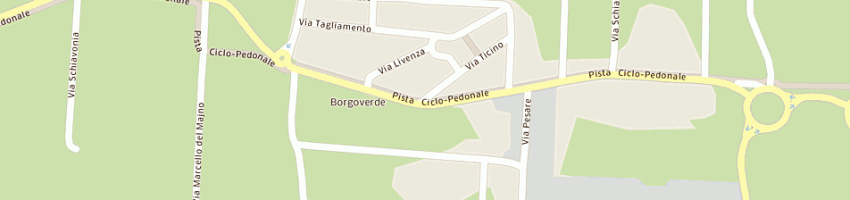 Mappa della impresa euro impianti di taddio luciano a PREGANZIOL