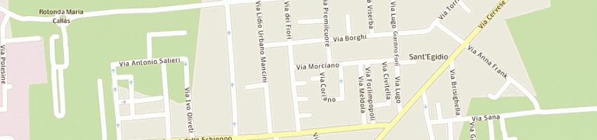 Mappa della impresa pasini silvio a CESENA