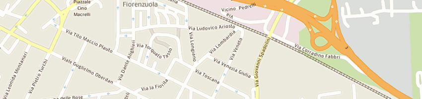 Mappa della impresa turci manuela a CESENA